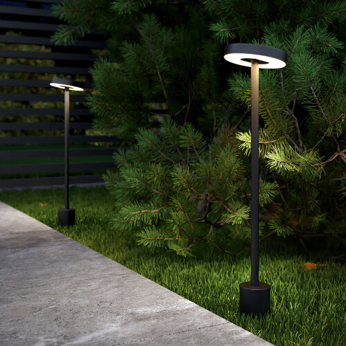 Светильник садово-парковый светодиодный Verano черный - Фото 3