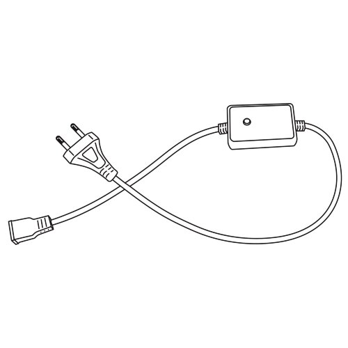 ULS-N22 5M-RGB-1.5M IP67 RRP50C01 Комплект светодиодной ленты 5 м, IP67, RGB, Cетевой шнур 1.5 м с контроллером, TM Uniel - фото 8