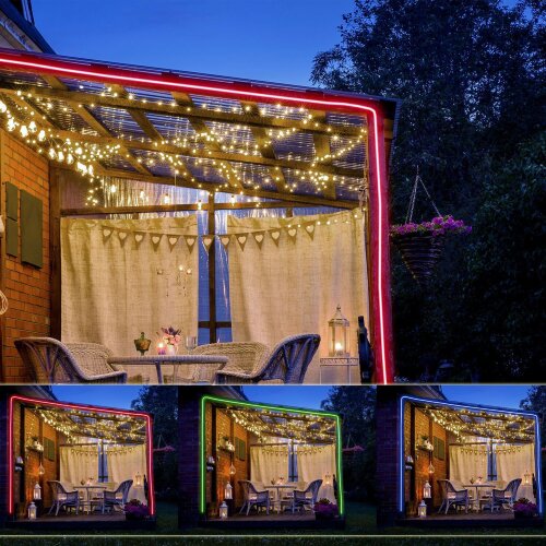 ULS-N22 5M-RGB-1.5M IP67 RRP50C01 Комплект светодиодной ленты 5 м, IP67, RGB, Cетевой шнур 1.5 м с контроллером, TM Uniel - фото 9