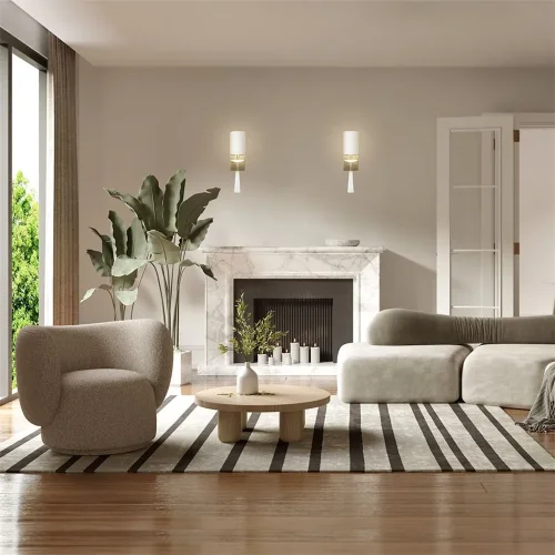 Настенный светильник (бра) Bianco E14х1 60Вт (Латунь) - фото 5