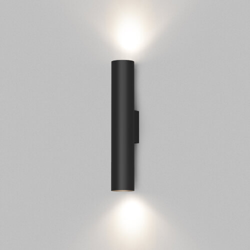 DK5022-BK Настенный светильник, IP20, до 15 Вт, LED, 2xGU10, черный, алюминий.