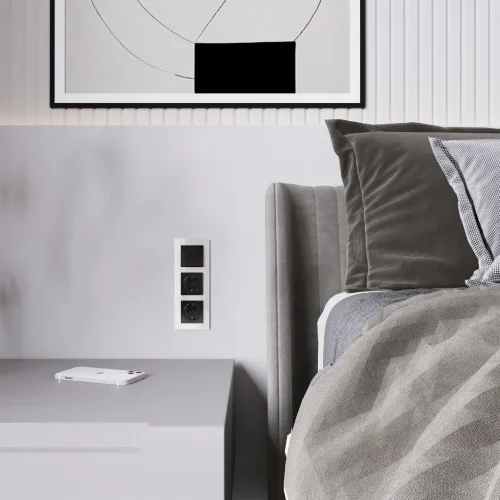 Клавиша для выключателя перекрестного (черный акрил) W1119048 - фото 3