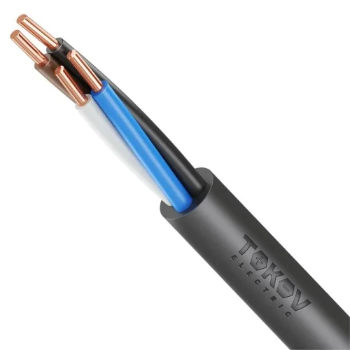 Кабель TOKOV ELECTRIC ВВГнг(А)-LSLTx 4х4 ОК (N) 0.66кВ (м) УТ000030898 - фото