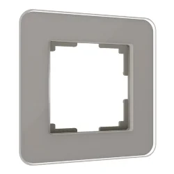 Рамка из стекла на 1 пост Elite дымчатый W0012417