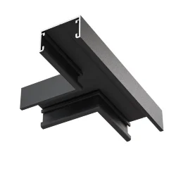 Т- образный коннектор накладной Basity, черный (Черный)