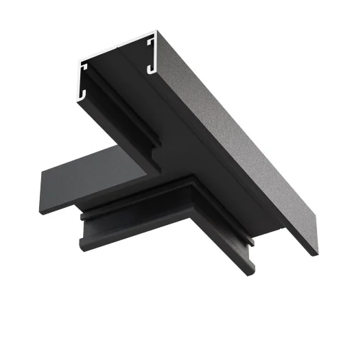 Т- образный коннектор накладной Basity, черный (Черный) - фото