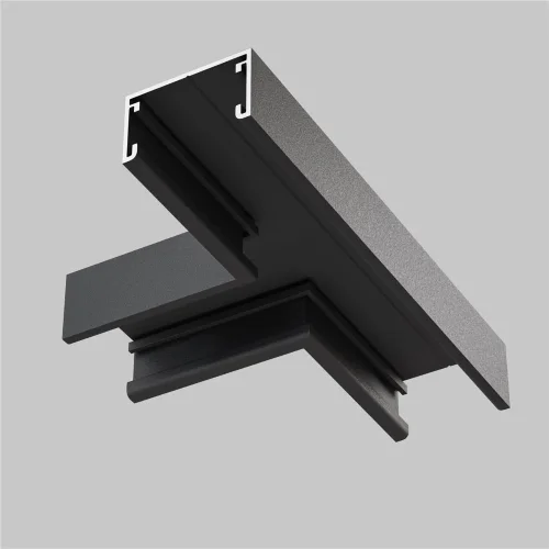 Т- образный коннектор накладной Basity, черный (Черный) - фото 6