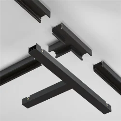 Т- образный коннектор накладной Basity, черный (Черный) TRA172CT-11B