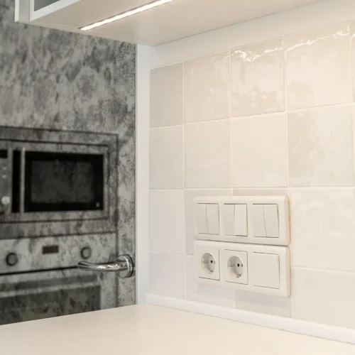 Выключатель двухклавишный (перламутровый рифленый) W1120013 - фото 3