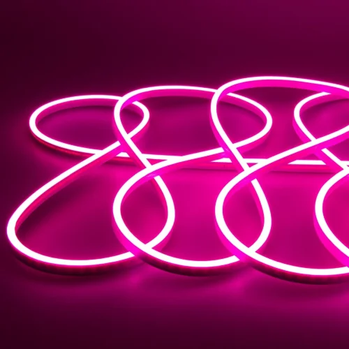 Светодиодный гибкий неон 0612 LN708 (220V DC, pink, кратность реза 200мм) - фото I