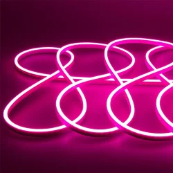 Светодиодный гибкий неон 0612 LN708 (220V DC, pink, кратность реза 200мм)