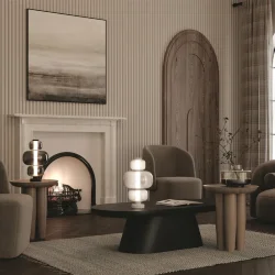 Настольный светильник Атмос / Atmos 3000К 15Вт (Черный) MOD364TL-L15B3K