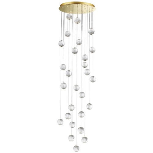 Люстра каскадная «ODEON LIGHT» 5008/120L, серия: CRYSTAL (крепление на планке). Фото 1.