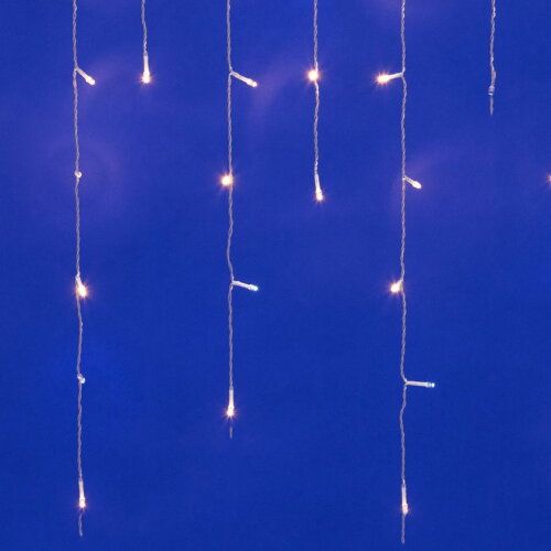 ULD-B25006-440-TTK WARMWHITE-WHITE IP44 Бахрома светодиодная с эффектом мерцания, 25м, Соединяемая, 440 светодиодов, Теплый белый и белый свет, Провод прозрачный - фото 2