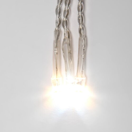 ULD-B25006-440-TTK WARMWHITE-WHITE IP44 Бахрома светодиодная с эффектом мерцания, 25м, Соединяемая, 440 светодиодов, Теплый белый и белый свет, Провод прозрачный - фото 4