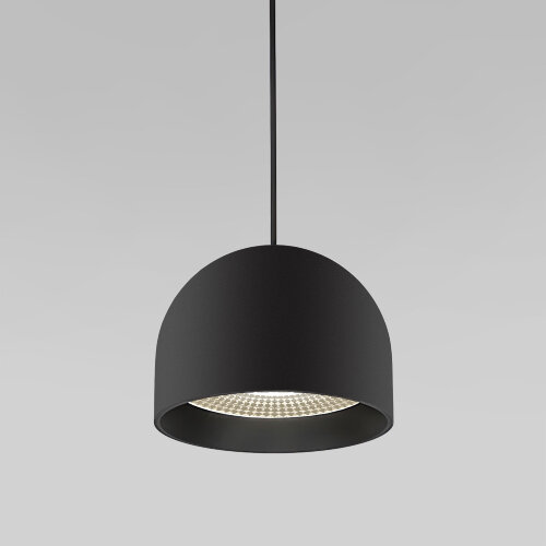 Подвесной светодиодный светильник Uno 8W 4000K черный - фото 1