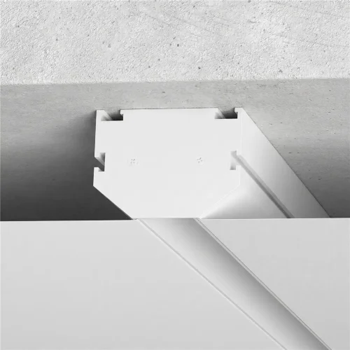 Slim Magnetic Заглушки для шинопровода в натяжной потолок 85204/00 белый 2 шт. 85206/00 - фото 2