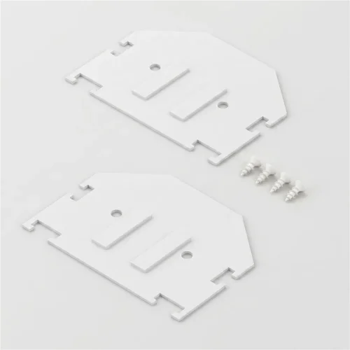 Slim Magnetic Заглушки для шинопровода в натяжной потолок 85204/00 белый 2 шт. 85206/00 - фото 7