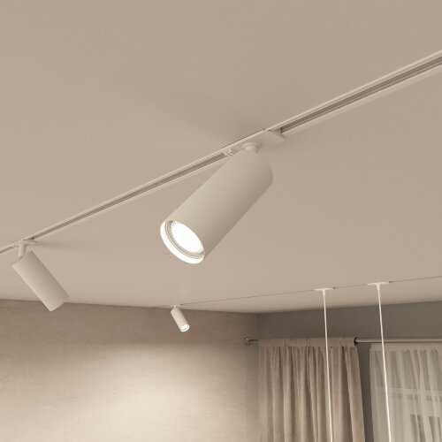 DK6202-WH Трековый светильник IP 20, 15 Вт, GU10, белый, алюминий. Фото 7