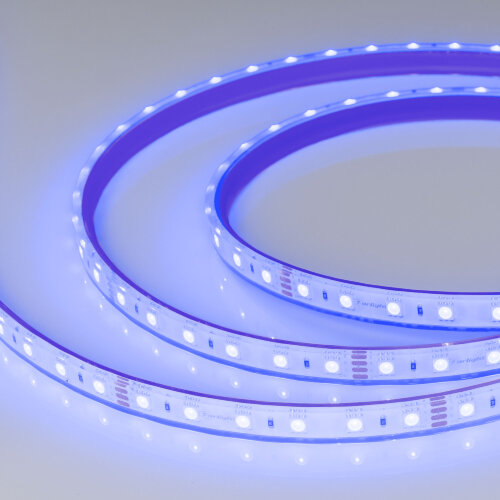 Светодиодная лента герметичная RTW-PFS-B60-13mm 24V RGB (14.4 W/m, IP68, 5060, 5m) (Arlight, 14.4 Вт/м, IP68) - фото 2