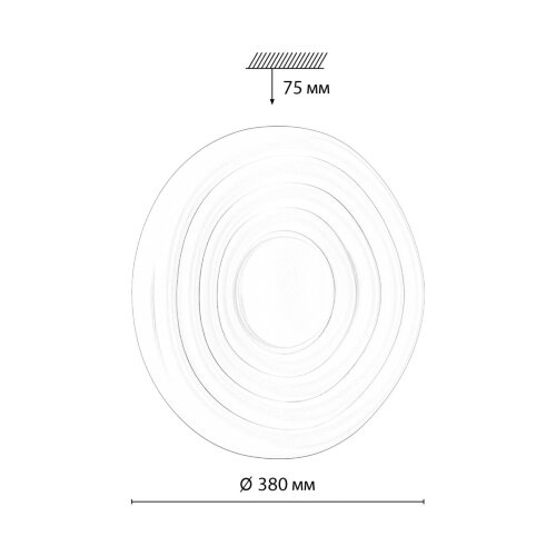 Настенно-потолочный светильник «Sonex» 7679/DL, серия: FASS (накладной). Фото 3.