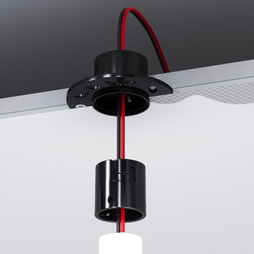 Встраиваемое крепление для круглого гибкого неона Full light черный - Фото 4