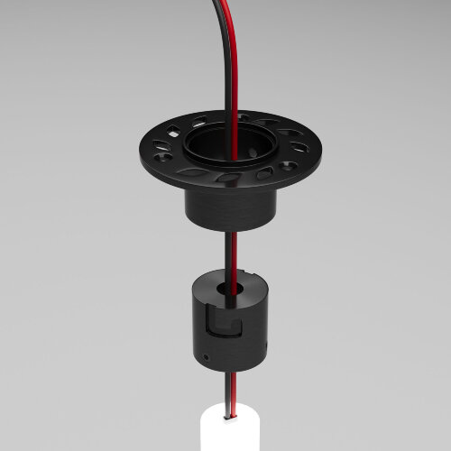 Встраиваемое крепление для круглого гибкого неона Full light черный - Фото 5