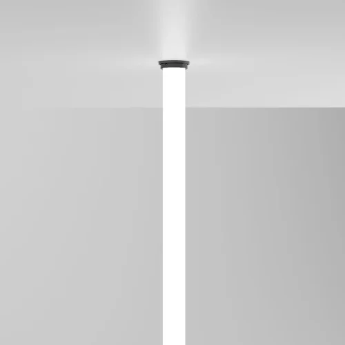 Встраиваемое крепление для круглого гибкого неона Full light черный FL 2860 - фото