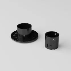 Встраиваемое крепление для круглого гибкого неона Full light черный FL 2860 (070755)