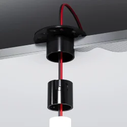 Встраиваемое крепление для круглого гибкого неона Full light черный FL 2860 (070755)