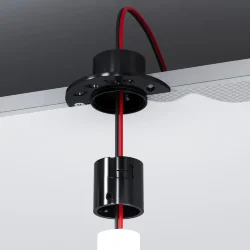 Встраиваемое крепление для круглого гибкого неона Full light черный FL 2860 (070755)