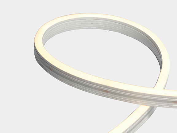 Светодиодная лента неоновая 5050, 96 LED/м, 14,4 Вт/м, 24В , IP67, Цвет: RGB+Теплый белый, NE596-24-14.4-RGBWW-67 - фото