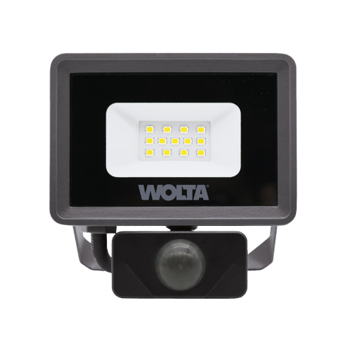 Светодиодный прожектор WOLTA WFL-10W/06s 10Вт 5700K IP65 с Датчиком - фото 1.
