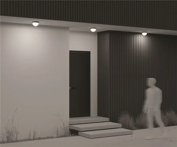 Потолочный светильник Mon 3000K 12Вт IP 65 (Графит) - фото 4