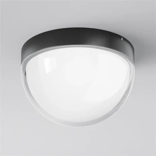 Потолочный светильник Мон / Mon 3000K 12Вт IP 65 (Графит) O438CL-L12GF3K - фото 12