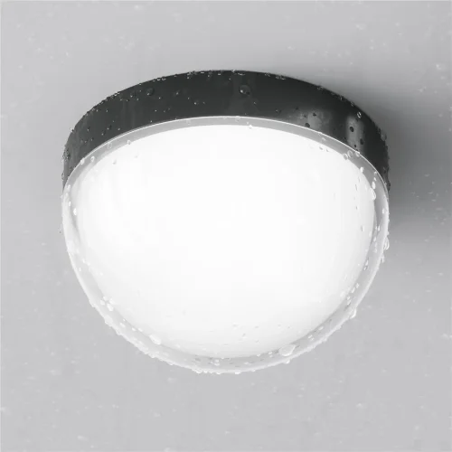 Потолочный светильник Мон / Mon 3000K 12Вт IP 65 (Графит) O438CL-L12GF3K - фото 13