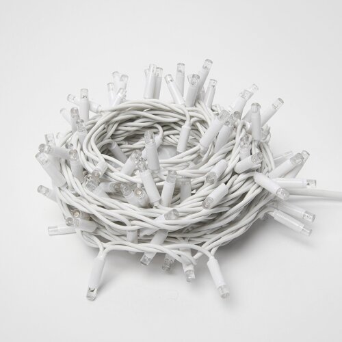 ULD-S1000-120-DWA WARM WHITE IP67 Гирлянда светодиодная, 10м, 120 светодиодов, Теплый белый свет, Провод белый - фото 3