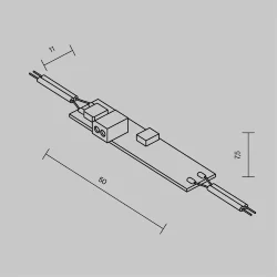 ИК-выключатель 12-24VDC 4A (Серебро)