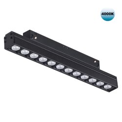 Трековый светильник для низковольного шинопровода «Novotech» 358418, серия: FLUM (крепление к треку)