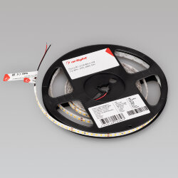 Светодиодная лента RT-А160-8mm 24V Warm2400 (12 W/m, IP20, 2835, 5m) (Arlight, высок.эфф.150 лм/Вт) 028561(2)