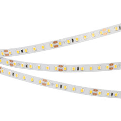 Светодиодная лента RT-А120-8mm 24V Warm2700 (9.6 W/m, IP20, 2835, 50m) (Arlight, Открытый) 024572(2)
