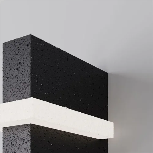 Настенный светильник (бра) Line 3000К 6Вт IP 65 (Графит) - фото 4