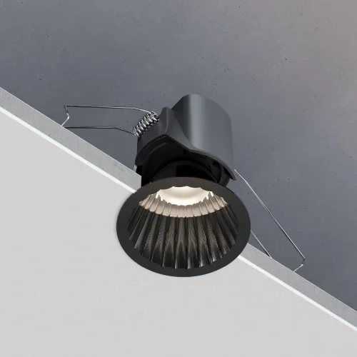 Светильник встраиваемый светодиодный Arco 12W 4000K черный жемчуг IP44 15274/LED - фото 2