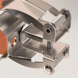 Держатель пружинный Unity встраиваемый, серебро (Серебро)