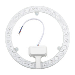 ULE-Q930-24W-4000K IP40 CLEAR Светильник-модуль светодиодный с драйвером, 220В, диаметр 195мм, Белый свет 4000K, Угол 180градусов, TM Volpe