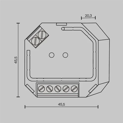 Диммер DALI DT6 TRIAC 230VAC (Белый) - фото 3