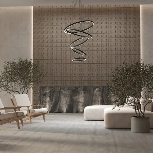 Подвесной светильник Rim 3000-4000К 174Вт (Черный) - фото 3