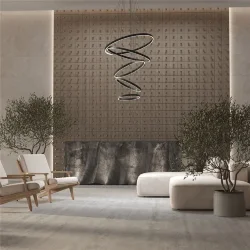 Подвесной светильник Rim 3000-4000К 174Вт (Черный)