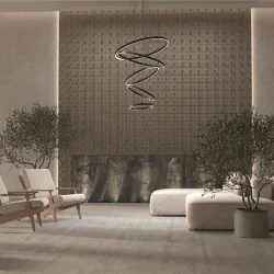 Подвесной светильник Rim 3000-4000К 174Вт (Черный)