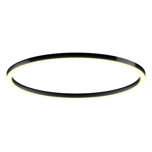 Светильник 6063 кольцо (RAL9005/2000mm/LT70 — 3K/188W) - фото 1